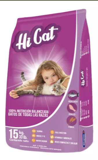 Alimento Hi Cat para gato sabor mix