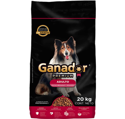 Ganador Premium - Perros Adultos de Razas Medianas y Grandes